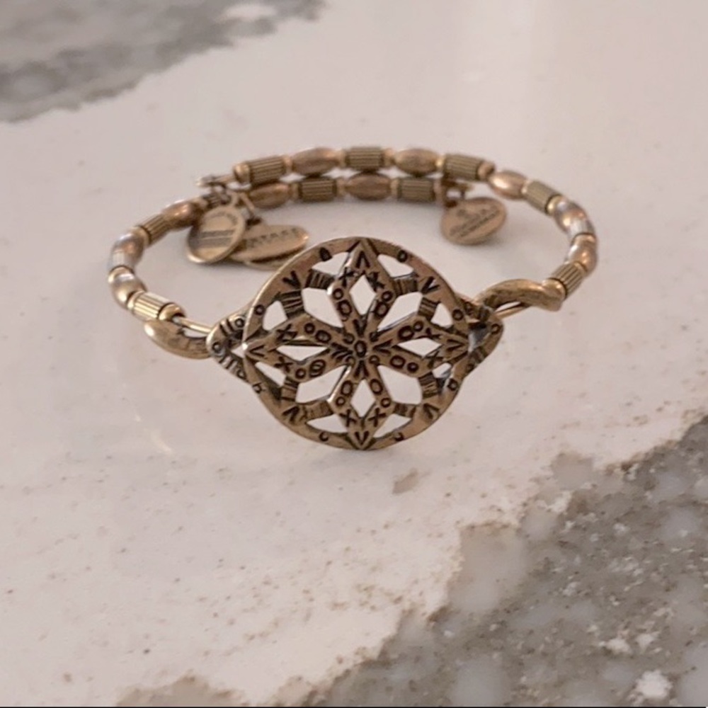 Alex and Ani Lotus Wrap Bracelet